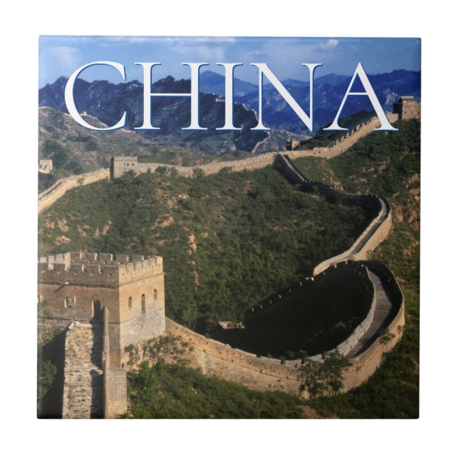 The Great Wall | Jinshanling, China Tile (Front)