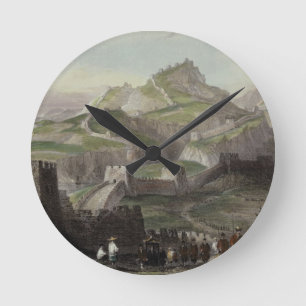 The Great Wall of China, from 'China in a Series o Round Clock