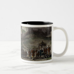 The Great Wall of China, from 'China in a Series o Two-Tone Coffee Mug