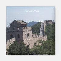 The great wall of china souvenier magnet