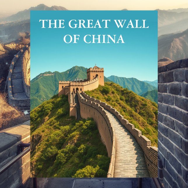 The Great Wall of China Travel Vintage Postcard (Creator Uploaded)