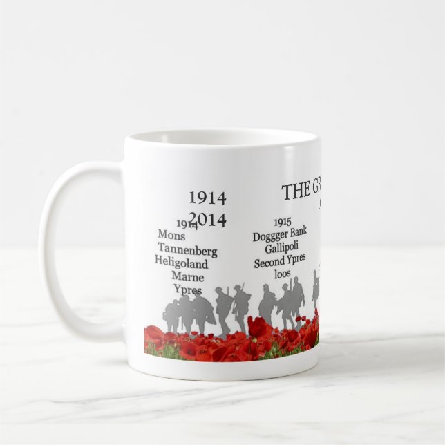 The Great War centenary Coffee Mug (Left)