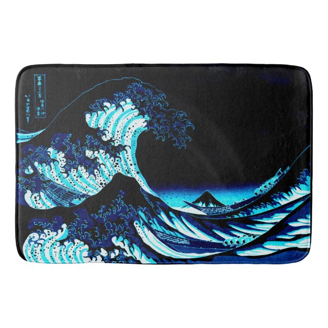 The Great Wave Bath Mat (Front)
