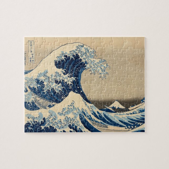 The Great Wave by Katsushika Hokusai Jigsaw Puzzle (Horizontal)