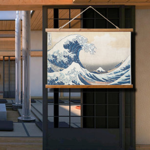 The Great Wave --   famous Japanese Hanging Tapestry