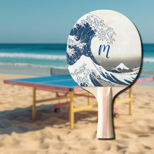 The Great Wave - Japanese art Ping Pong Paddle