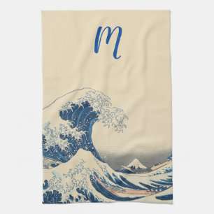 The Great Wave - Japanese art Tea Towel