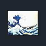 "The Great Wave" Japanese Painting by Hokusai Canvas Print<br><div class="desc">"The Great Wave" Japanese Painting by Hokusai c. 1830-1832</div>