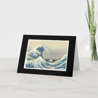 "The Great Wave" Japanese Painting Card