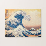 The Great Wave Jigsaw Puzzle<br><div class="desc">The Great Wave Off Kanagawa also known as The Great Wave or The Wave, is a woodblock print by the Japanese artist Katsushika Hokusai. It was published sometime between 1829 and 1833 and is Hokusai's most famous work and one of the most popular pieces of Japanese art in the world....</div>