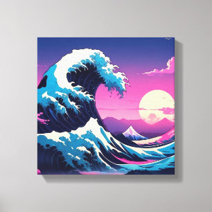 The Great Wave - Katsushika Hokusai Canvas Print