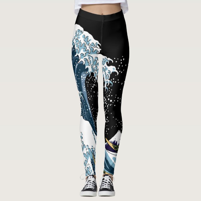 The Great Wave Leggings (Front)