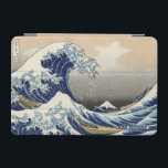 The Great Wave | Monogram iPad Mini Cover<br><div class="desc">Trendy monogram design featuring the Hokusai's famous Great Wave painting. Add your custom wording to this design by using the "Edit this design template" boxes on the right hand side of the item, or click the blue "Customise it" button to arrange the text, change the fonts and colours and to...</div>