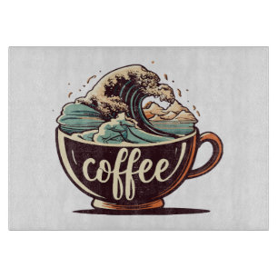 The Great Wave Of Coffee Cutting Board