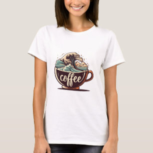 The Great Wave Of Coffee T-Shirt