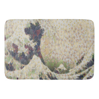 The Great Wave Of Honeydew Melon Fine Art Spoof Bath Mat