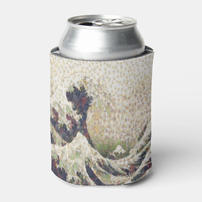 The Great Wave Of Honeydew Melon Fine Art Spoof Can Cooler (Can Front)