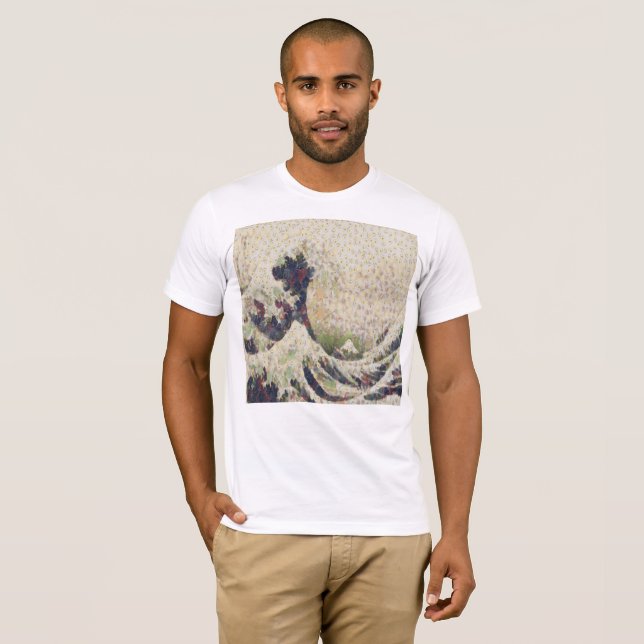 The Great Wave Of Honeydew Melon Fine Art Spoof T-Shirt (Front Full)