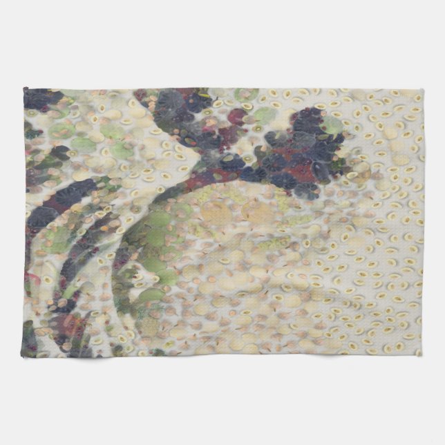 The Great Wave Of Honeydew Melon Fine Art Spoof Tea Towel (Horizontal)