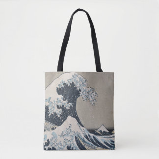 The Great Wave of Kanagawa by Katsushika Hokusai Tote Bag