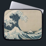 The Great Wave of Kanagawa, Views of Mt. Fuji Laptop Sleeve<br><div class="desc">Image Collection Number:  XIR158277  The Great Wave of Kanagawa,  from the series '36 Views of Mt. Fuji' ('Fugaku sanjuokkei') pub. by Nishimura Eijudo (woodblock print). Hokusai,  Katsushika (1760-1849) woodblock print. Private Collection Giraudon.</div>