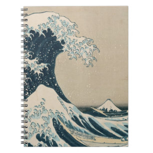 The Great Wave of Kanagawa, Views of Mt. Fuji Notebook