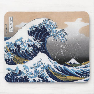 The Great Wave off Kanagawa , 神奈川沖浪裏(かながわおきなみうら) Mouse Pad