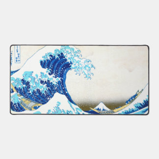 The Great Wave off Kanagawa (神奈川沖浪裏) Desk Mat