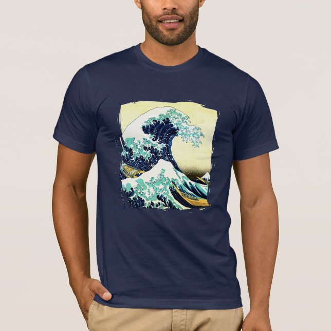 The Great Wave off Kanagawa (神奈川沖浪裏) T-Shirt (Front)