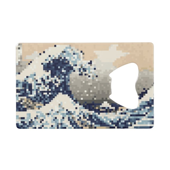 The Great Wave off Kanagawa 8 Bit Pixel Art (Front (Horizontal))