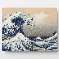 The Great Wave off Kanagawa 8 Bit Pixel Art