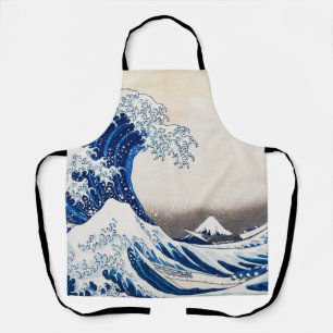 The Great Wave off Kanagawa by Hokusai Art Apron