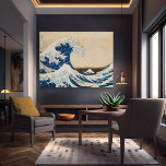 The Great Wave off Kanagawa by Hokusai Canvas Print<br><div class="desc">This design features "The Great Wave off Kanagawa" by Japanese artist Hokusai.</div>