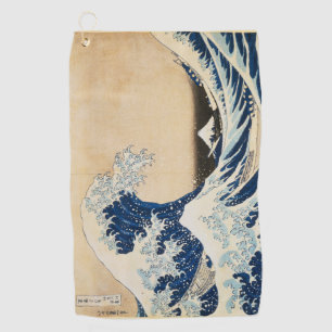 The Great Wave off Kanagawa by Hokusai Golf Towel