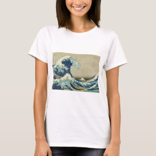 The Great Wave off Kanagawa by Katsushika Hokusai T-Shirt