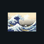 The Great Wave off Kanagawa Canvas Print<br><div class="desc">Reproduction of The Great Wave off Kanagawa, also known as The Great Wave or simply The Wave, is a woodblock print by the Japanese ukiyo-e artist Hokusai. It was published sometime between 1830 and 1833 in the late Edo period as the first print in Hokusai's series Thirty-six Views of Mount...</div>