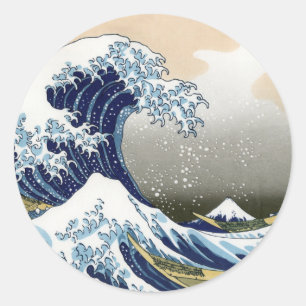 The Great Wave Off Kanagawa Classic Round Sticker