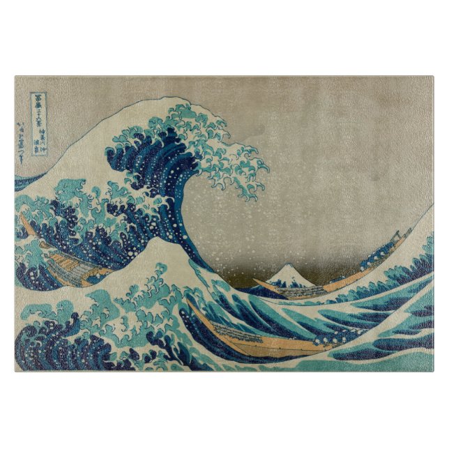 The Great Wave off Kanagawa Cutting Board (Front)