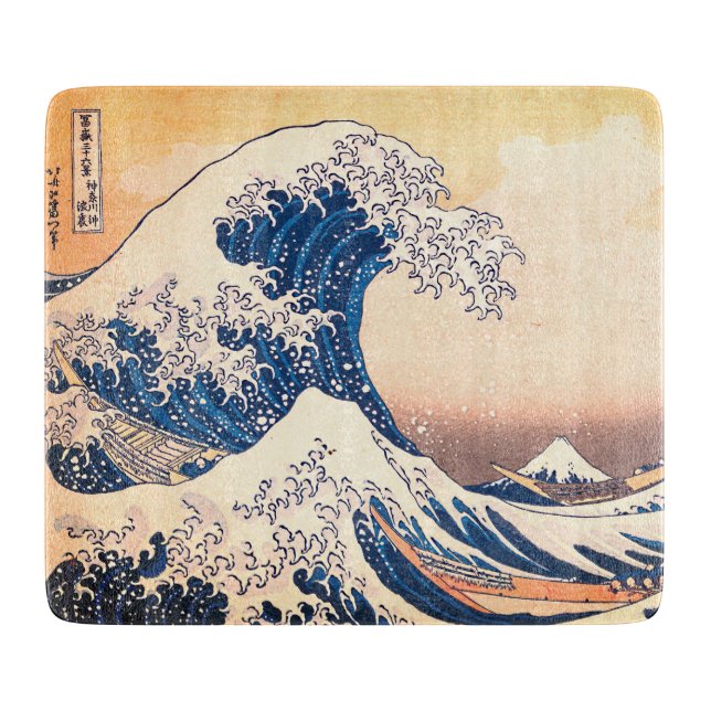 The Great Wave Off Kanagawa Cutting Board (Front)