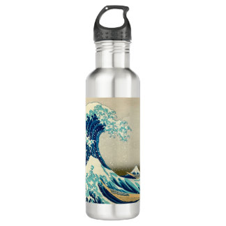 The Great Wave off Kanagawa - Hokusai 710 Ml Water Bottle