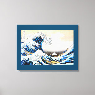 The Great Wave off Kanagawa, Hokusai Canvas Print