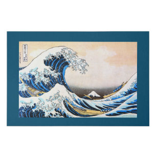 The Great Wave off Kanagawa, Hokusai Faux Canvas Print