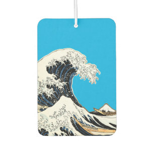 The Great Wave Off Kanagawa Hokusai, Japanese art Car Air Freshener