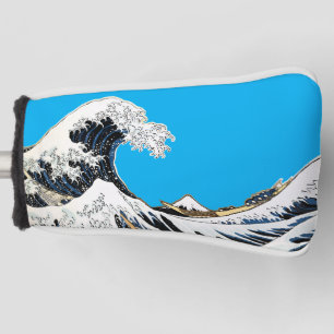 The Great Wave Off Kanagawa Hokusai, Japanese art Golf Head Cover