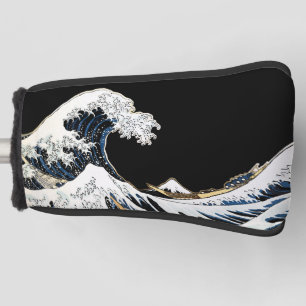 The Great Wave Off Kanagawa Hokusai, Japanese art Golf Head Cover