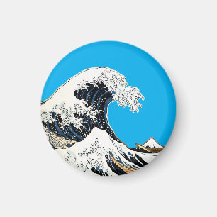 The Great Wave Off Kanagawa Hokusai, Japanese art Magnet