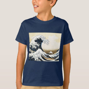 The Great Wave Off Kanagawa Hokusai, Japanese art T-Shirt