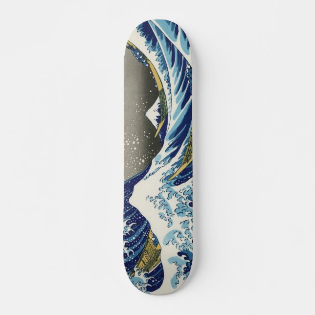 The Great Wave off Kanagawa Hokusai Katsushika Skateboard (Front)