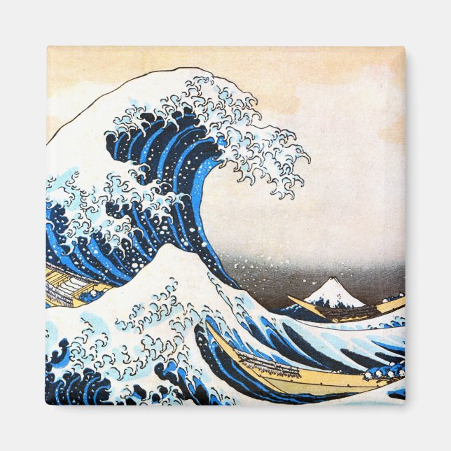 The Great Wave off Kanagawa, Hokusai Magnet (Front)