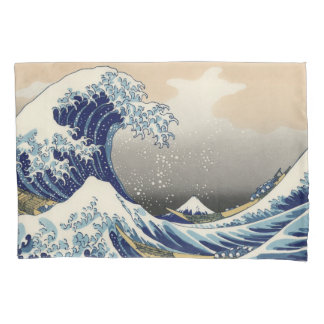 The Great Wave off Kanagawa Hokusai Pillowcase